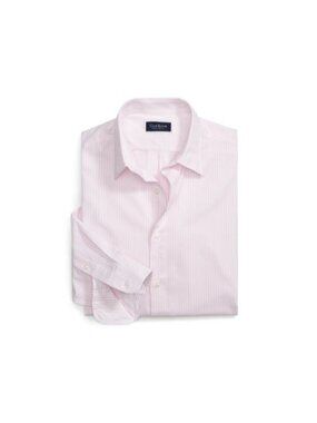 Club Room Mens Classic Regular-Fit Stripe Pink Size 17.5 x 32/33